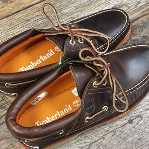 Men's Timberland size 8 Lug sole Boat shoes